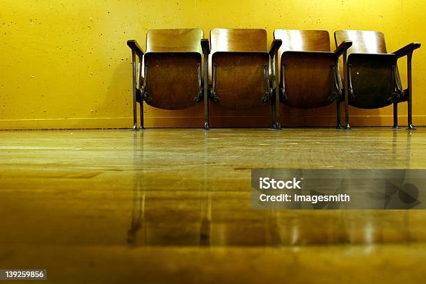 Pike Place Chairs Stock Photo - Download Image Now - Chair, Depression - Sadness, Empty