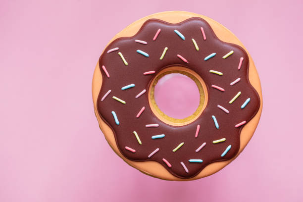 istock Gingerbread in form of iced doughnut 1392598839