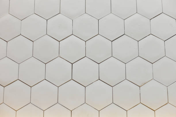 istock Gypsum tiles for painting pattern for wall design in interior. White background 1392606670