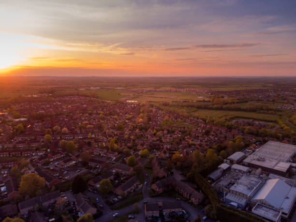 istock Sunset over Wantage, Oxfordshire 1392610232