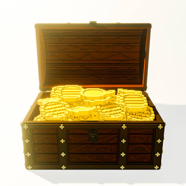 istock treasure chest isolated on white background 1392611587
