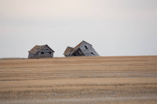 dilapidated farm buildings collapsing