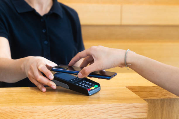 istock Contactless mobile phone payment 1392613050