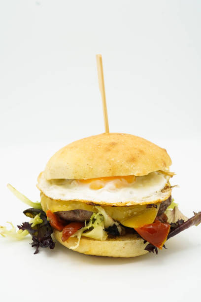 istock gourmet burger with cheddar cheese 1392614161