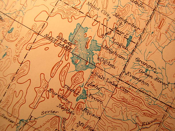 istock Antique map, Salt Lake City, Utah 139261510