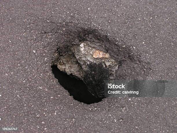 危険な Pothole - 俯瞰のストックフォトや画像を多数ご用意 - 俯瞰, 道路の穴, 真俯瞰