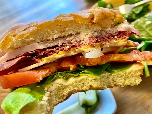 istock Roast beef and Turkey Deli Sandwich 1392618060