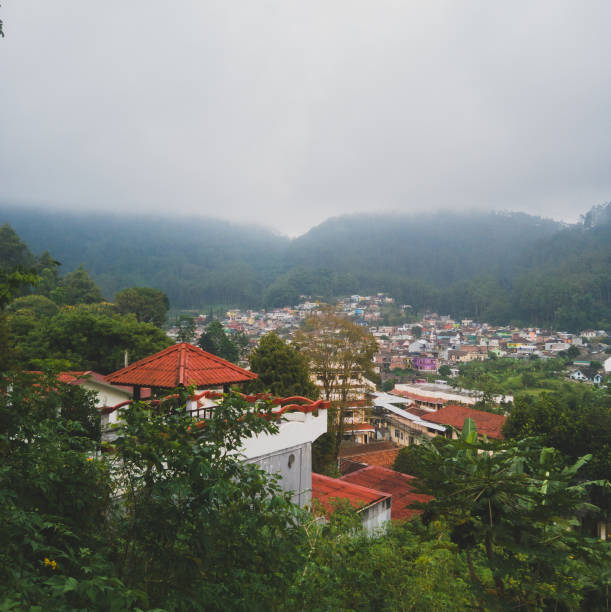 istock Batu City With Thick Fog 1392618814
