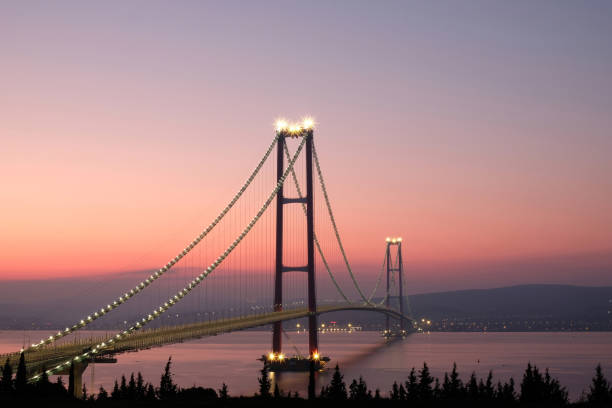 istock 1915 Canakkale Bridge. Canakkale Turkey 1392622057