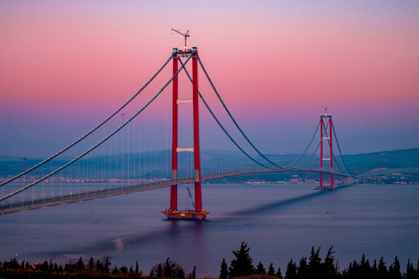 istock 1915 Canakkale Bridge. Canakkale Turkey 1392622331