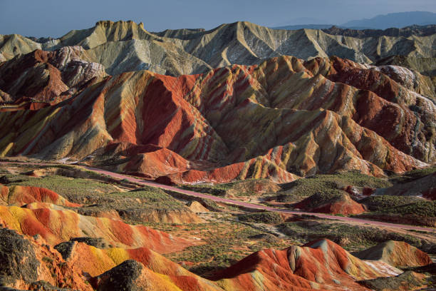 istock An empty road on Zhangye Danxia national forest park 1392626481