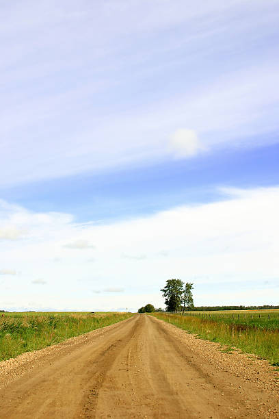 Open Country Road stock photo