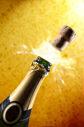 Alcohol Exploding Champagne Exploding Stock Photo - Download Image Now - Activity ...