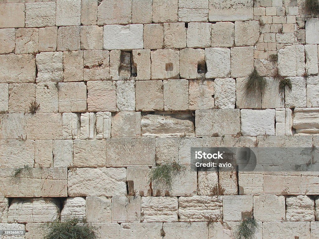 Muralha ocidental, Jerusalém-pode ser utilizado como um padrão de origem. - Royalty-free Arcaico Foto de stock