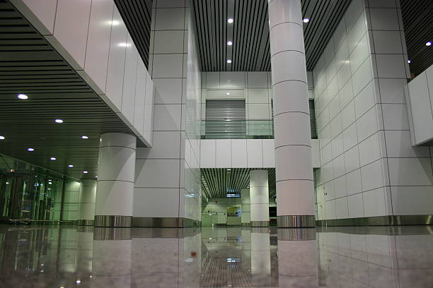 istock Low angle view of an Airport Hall 139266069