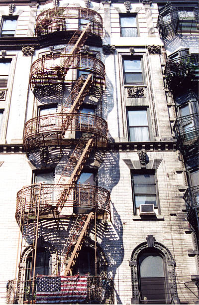New York Fire Escape stock photo