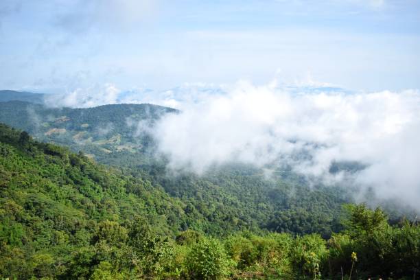 istock Phu Keptawan viewpoint at Doi Mon Jam, Chiang Mai, THAILAND. 1392661529