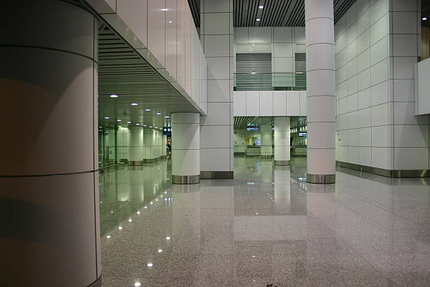 flughafen hall - floor airport marble vehicle interior stock-fotos und bilder