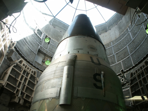 note: resub - de-noised. Titan missle in silo near Tucson, AZ