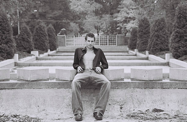 istock Man in fountain 139266338