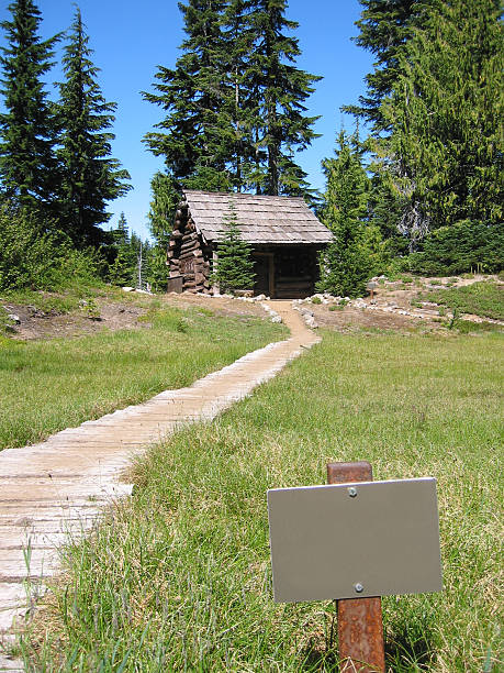 Trailmarker Sign stock photo