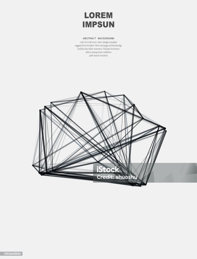 Abstract Geometric Stripe Line Triangle Pattern Design Element Stock ...