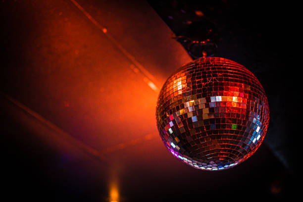 istock Disco ball seen inside club at night 1392669996