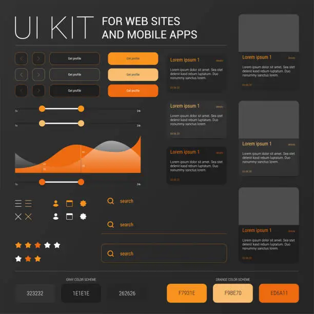 Free Ui Graphics Free grafik dashboard ui kit illustrations | Download free stock images ...