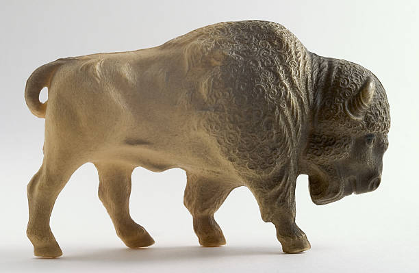 Buffalo, brinquedo de celluoid - foto de acervo