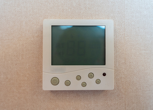 Central air conditioning control panel