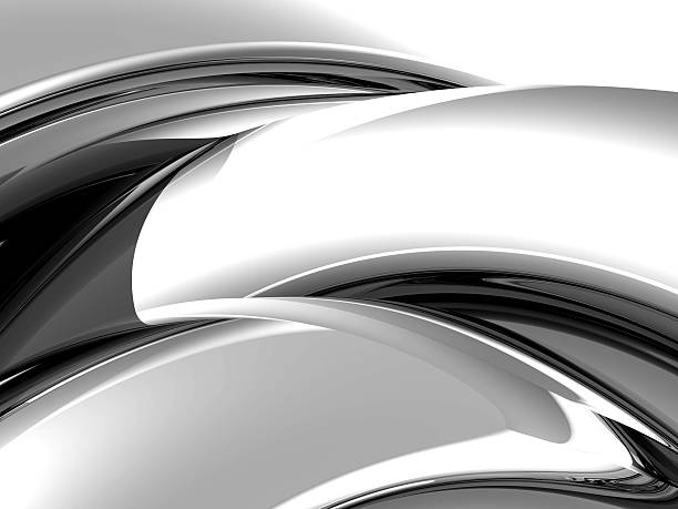 Metallic Render stock photo