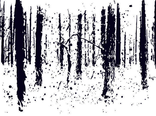 ilustraciones, imágenes clip art, dibujos animados e iconos de stock de textura vectorial de stock del bosque - soto