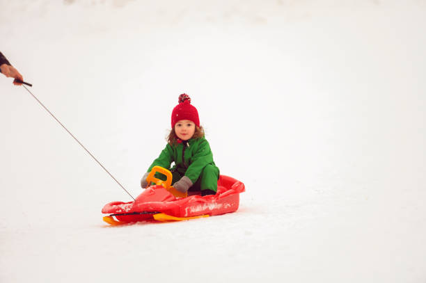 Plastic snow sled