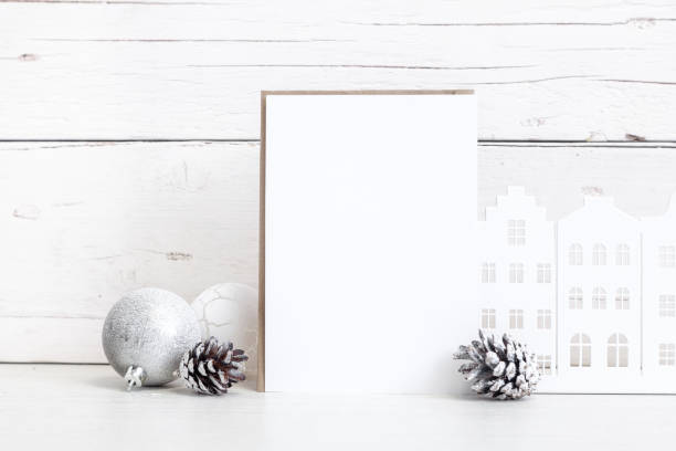 istock Christmas party invitation mockup 1392692007