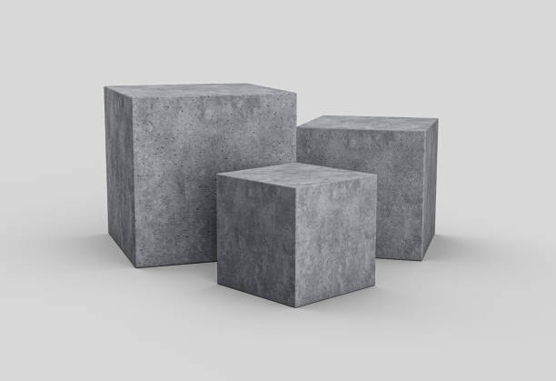 istock Concrete stone plate cosmetic podium 3d background or abstract empty product display 3d illustration 1392697402