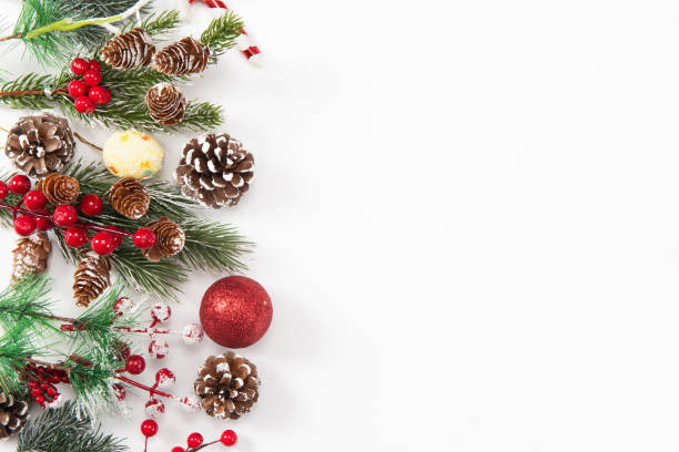 istock christmas decoration on white background 1392705996