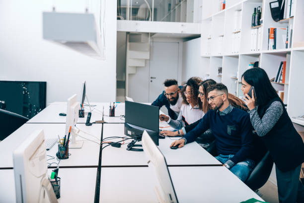 istock Business professionals working together 1392713139