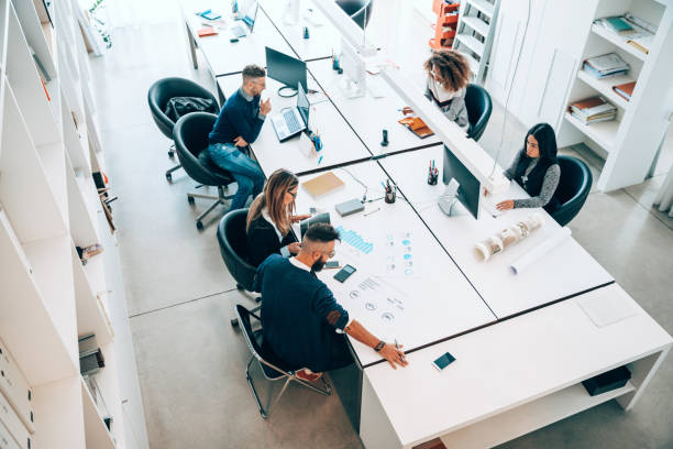 istock Business professionals working together 1392713195