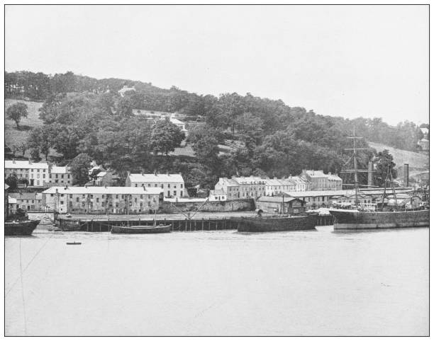 istock Antique photograph of Ireland: West Passage, County Cork 1392717469