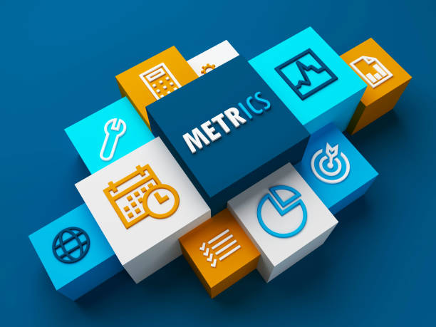 istock 3D render of METRICS colorful business concept 1392729280