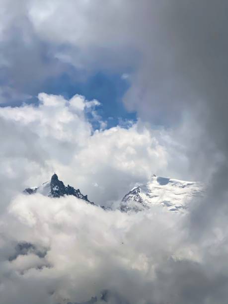 istock Mont Blanc and Aguille du Midi 1392743799