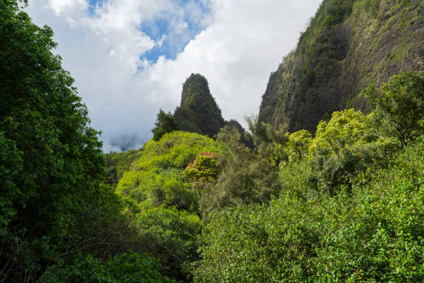 istock iao needle rising above valley in west maui 1392744875