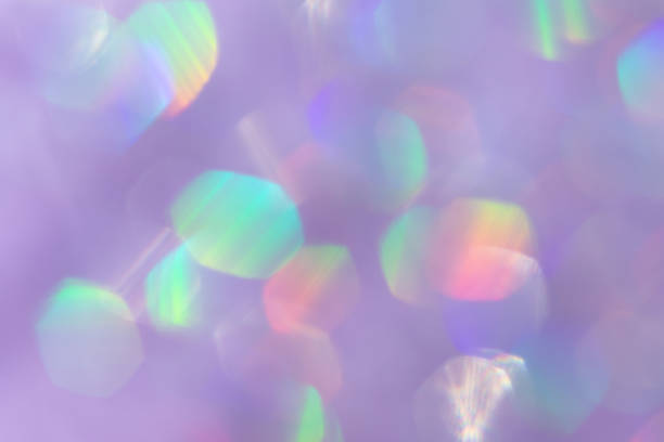 istock Abstract defocused violet background with shining glitter.Good as overlay layer. 1392745958