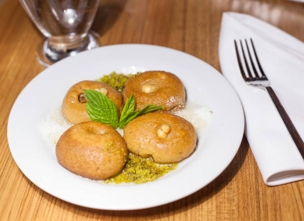 istock traditional sugar pare dessert on plate 1392755373
