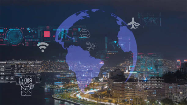 istock Global connection and the internet network modernization in smart city . Concept of future 5G wireless digital connecting and social media networking . 1392759993