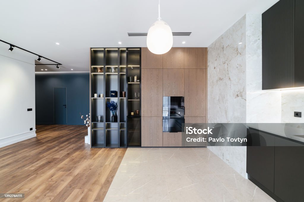 Modern interior design studio with customized appliances Customized Stock Photo