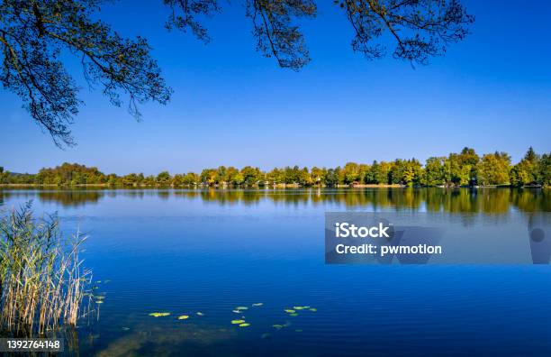 Staffelsee Lake Near Murnau Bavaria Germany Stock Photo - Download Image Now - Atmospheric Mood, Bavaria, Blue