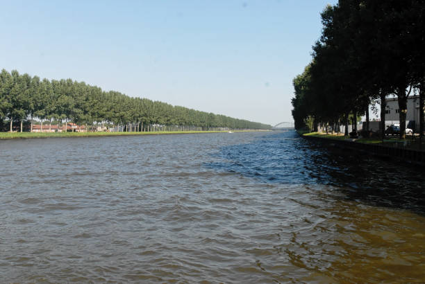 Boat trip on the canals in the Netherlands