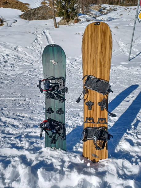 istock Snowboards in The Swiss Alps 1392769755