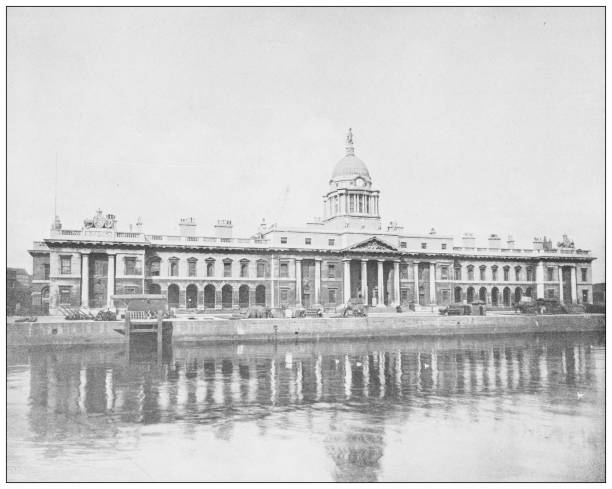istock Antique photograph of Ireland: Custom House, Dublin 1392779091